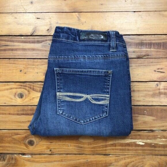 BUFFALO David Bitton jeans straight leg low rise stretchy soft denim size 4 - Picture 5 of 10
